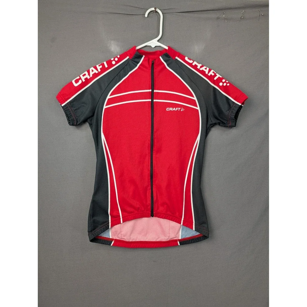 Craft L1 Ventilation Cycling Jersey Red Black White 197743 Mens Medium